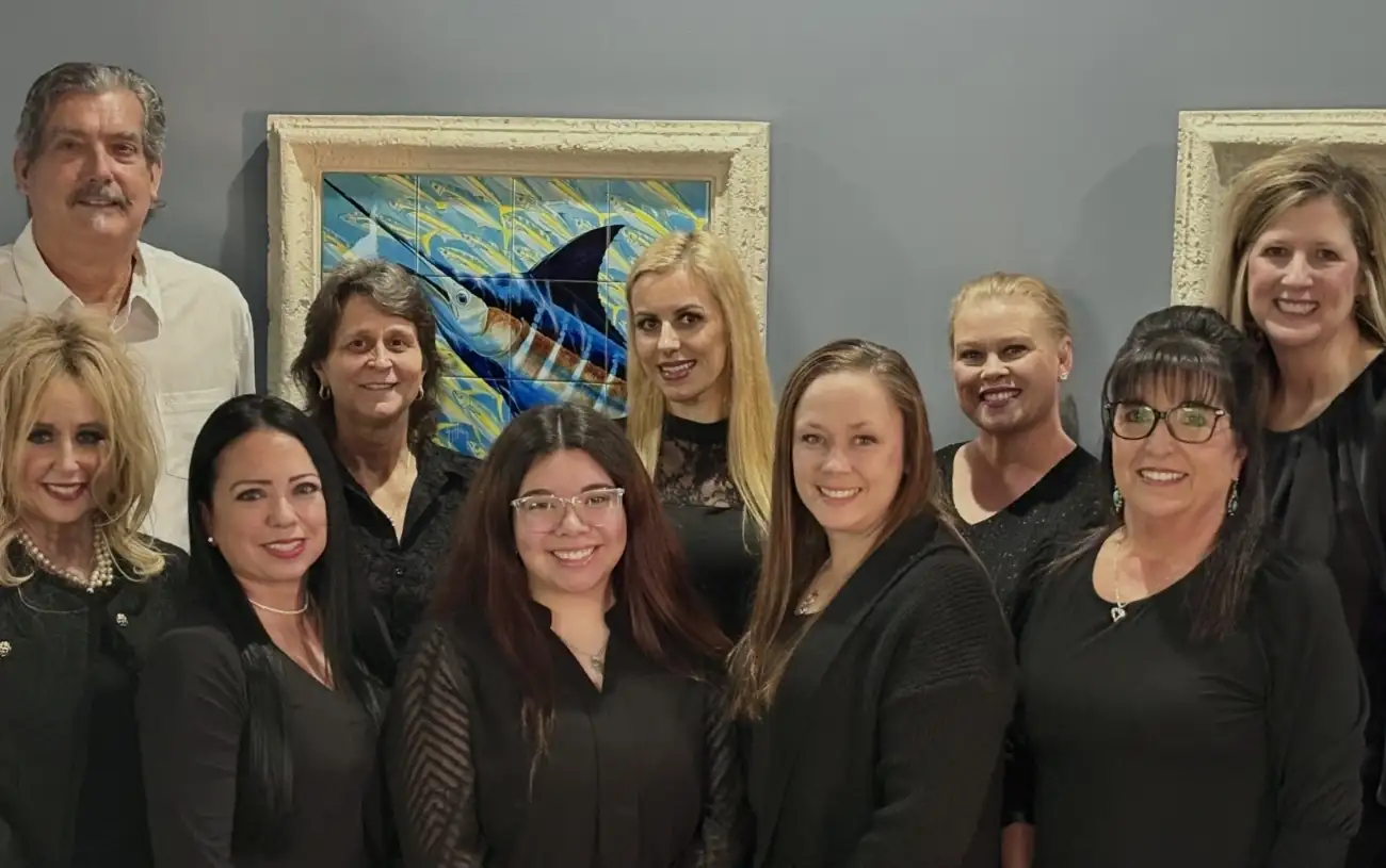 Dr. John T. Thompson and his team in the practice's Corpus Christi office.